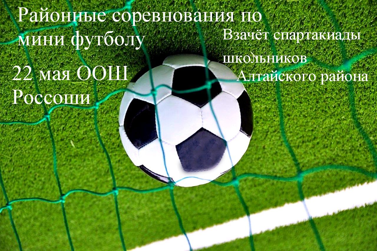 Районные соревнования по мини-футболу в зачёт спартакиады школьников Алтайского района.