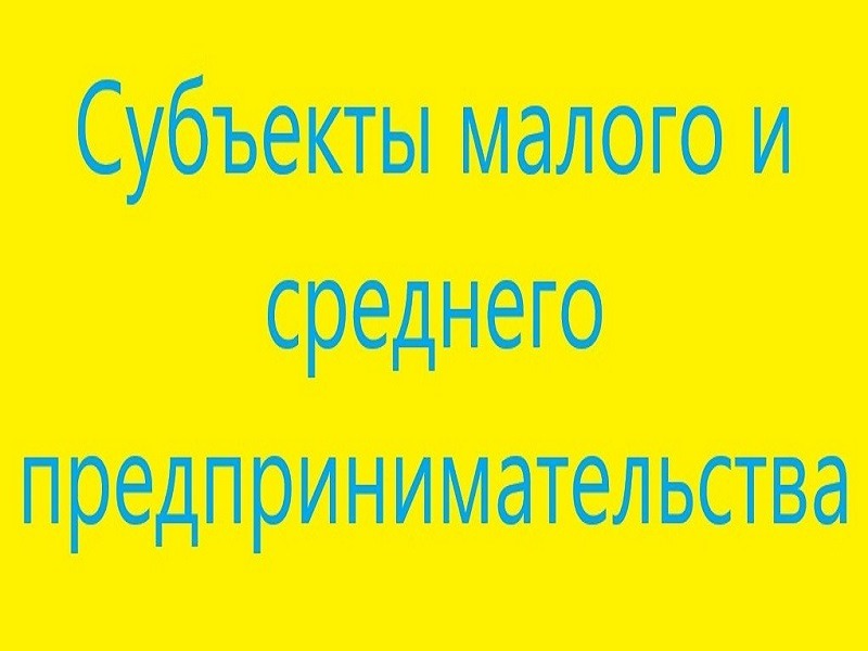 На баннере изображена надпись Субъекты малого и среднего предпринимательства. Баннер предоставлен автором статьи. Картинка сгенерирована Алиса Аl..